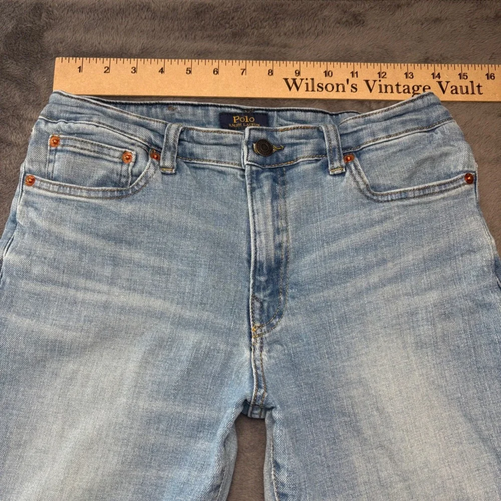 Polo Ralph Lauren Jeans Mens 30 Light Blue‎ Slim Fit Stretch Denim Pants